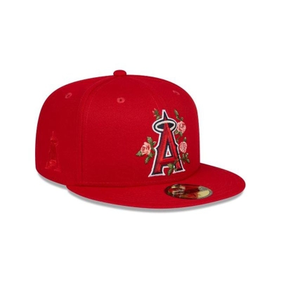 Sapca New Era Los Angeles Angels MLB Bloom 59FIFTY Fitted - Rosii